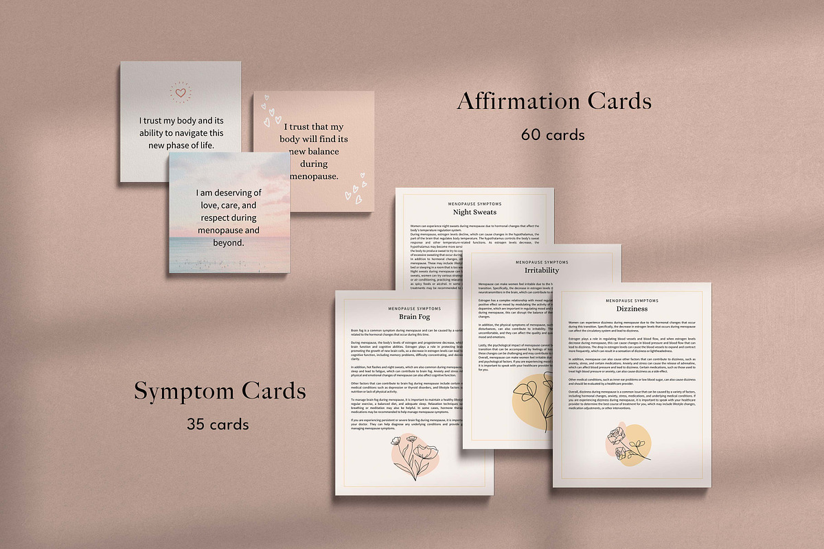Menopause Toolkit Canva Templates, a Templates & Theme by Miri Campbell (Photo 4 of 10)