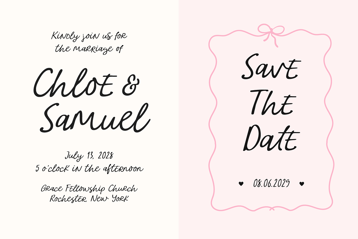 Spontaneous Charm Quirky Script Font, a Handwritten Font by Kaya Fonts (Photo 3 of 35)
