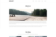 Minlight - Minimal Creative Theme, a HTML Template by valthemes (Thumbnail 2 of 7)