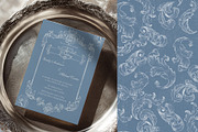 Vintage White Damask Baroque Set, a Decorative Illustration by AlenaVlasko stock Market (Thumbnail 4 of 9)