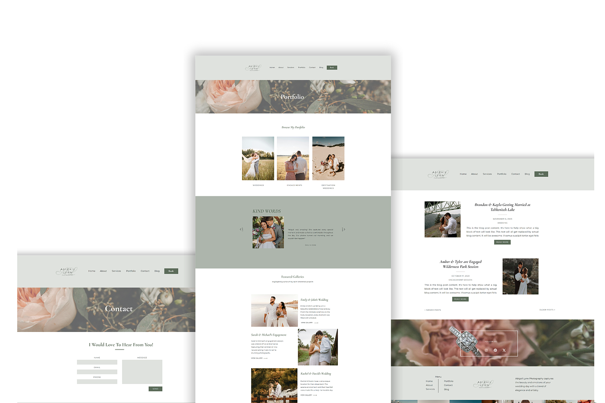 Showit Photography Website Template, an App Template by Sara Martin Designs (Photo 5 of 6)