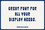 Hightide | Bold & Funky Display Font, a Sans Serif Font by Sarah Celia Design (Thumbnail 4 of 5)