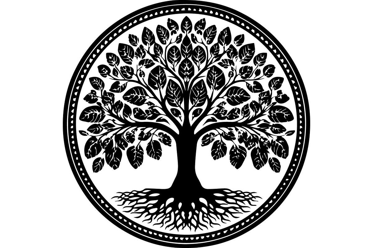 Tree of Life Circle SVG Bundle, an Object Graphic by jahid234 (Photo 3 of 13)
