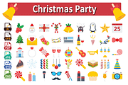Christmas Vector Icons, an Icon by Vector Portal (Thumbnail 1 of 6)