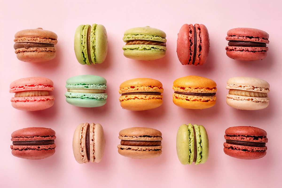 77 Macarons, a Food & Drink Photo by Handmadefont (Photo 10 of 12)