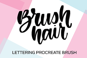 Loose Brush Hairs Procreate Brush