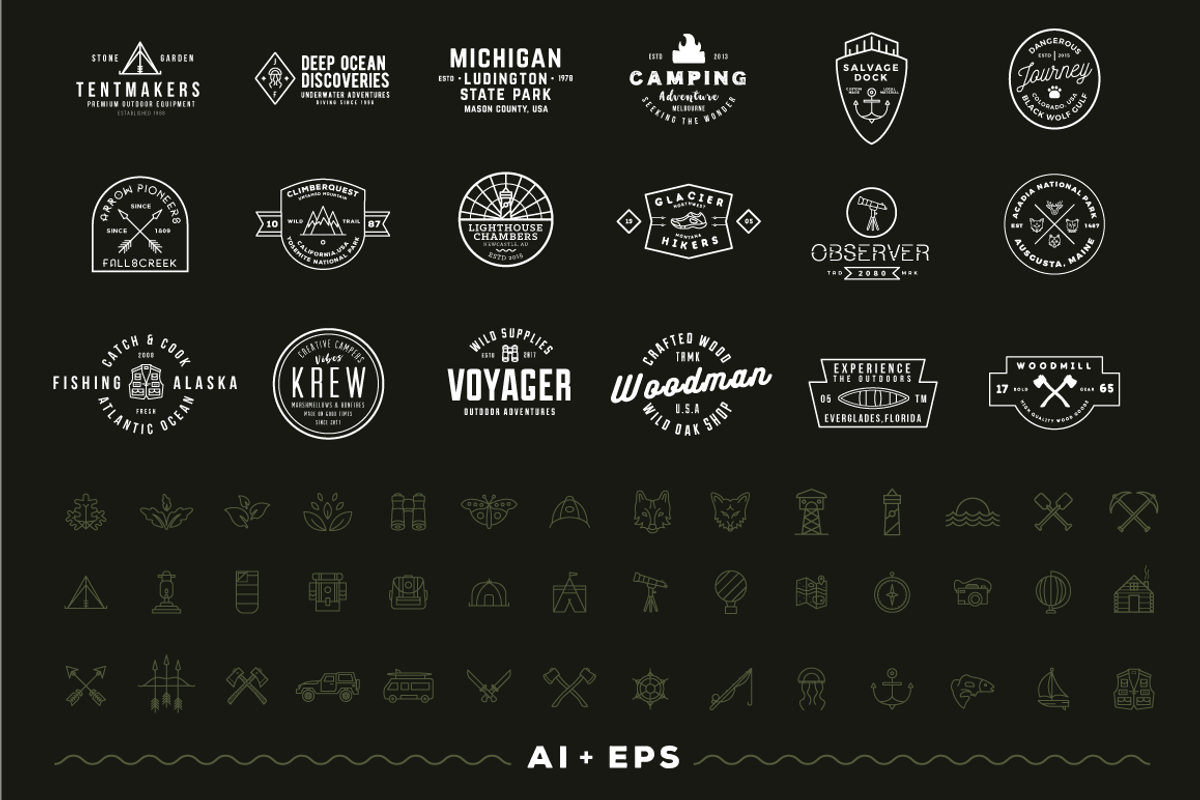 Adventure Logo Backpack, a Branding & Logo Template by Jeremy Mura (Photo 2 of 6)