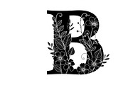 Beautiful flower alphabet set floral, an Illustration by Amazin_art (Thumbnail 28 of 31)