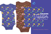 Food Truck 15 Clipart Plus Pattern, an Animal Illustration by rivatxfz (Thumbnail 3 of 6)