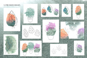 Pencil drawn cannabis, a Healthcare Illustration by AlenaO (Thumbnail 8 of 9)