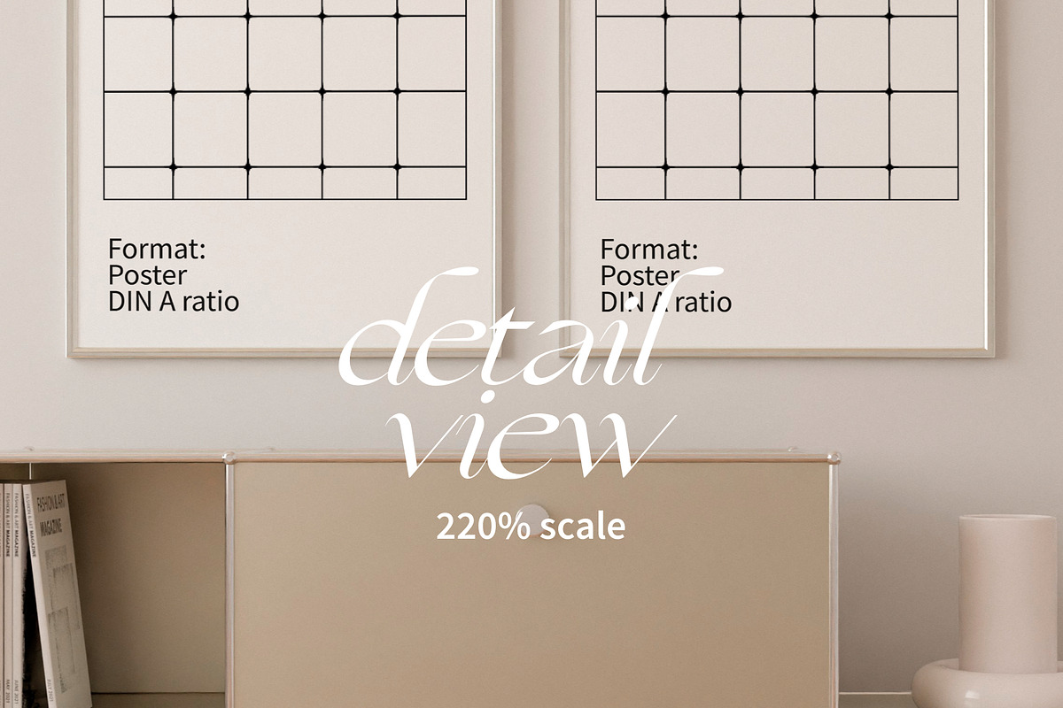 Two Frame Mockups DIN A Ratio, a Household Mockup by Bonumo (Photo 9 of 9)