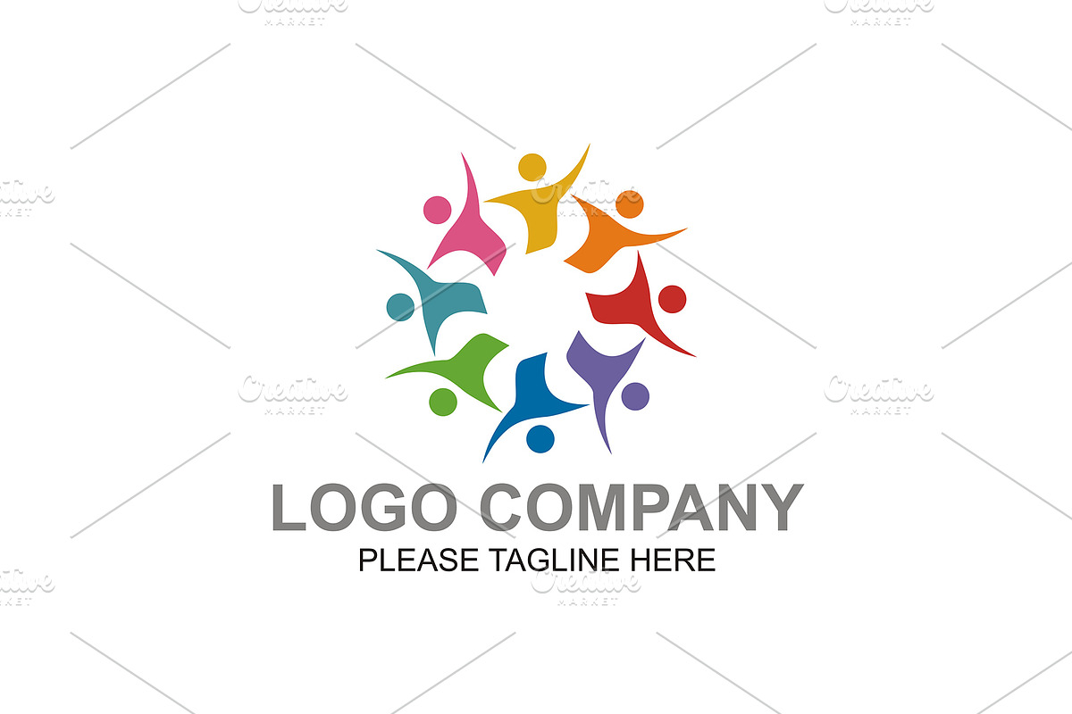 20 Logo Teamwork Templates Bundle, a Branding & Logo Template by Friendesigns (Photo 18 of 21)