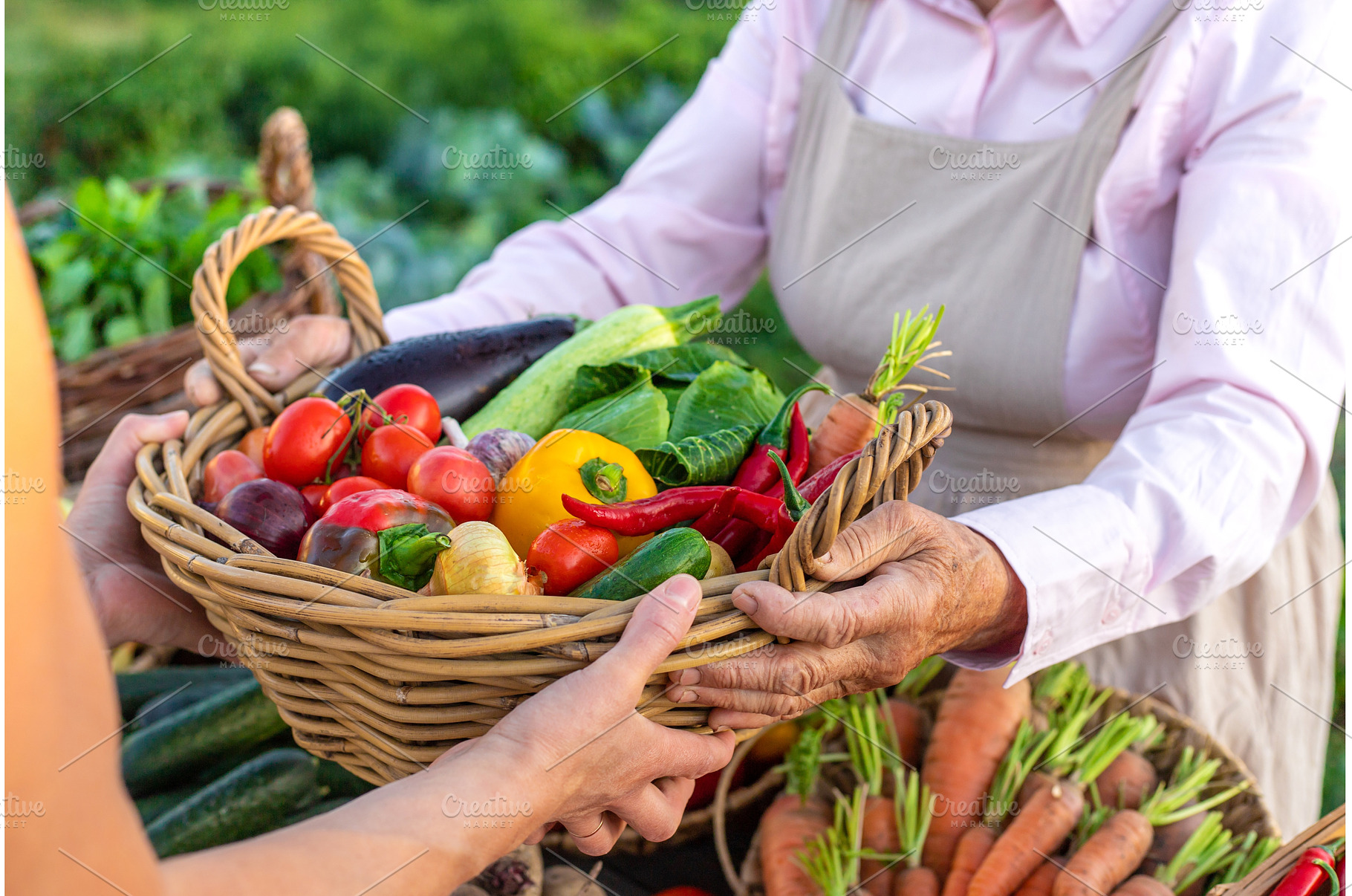 farmers market with vegetables, a Food & Drink Photo by yanadjana