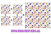 Flower Pattern Background  Bundle, a Pattern Graphic by D2PUTRI (Thumbnail 5 of 11)