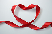 Happy Valentines Day. Ribbon Hearts., a Decorative Illustration by maximmmmum (Thumbnail 2 of 4)