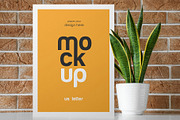 Room Interior Poster Mockup, a Print Template by Country4k (Thumbnail 1 of 2)