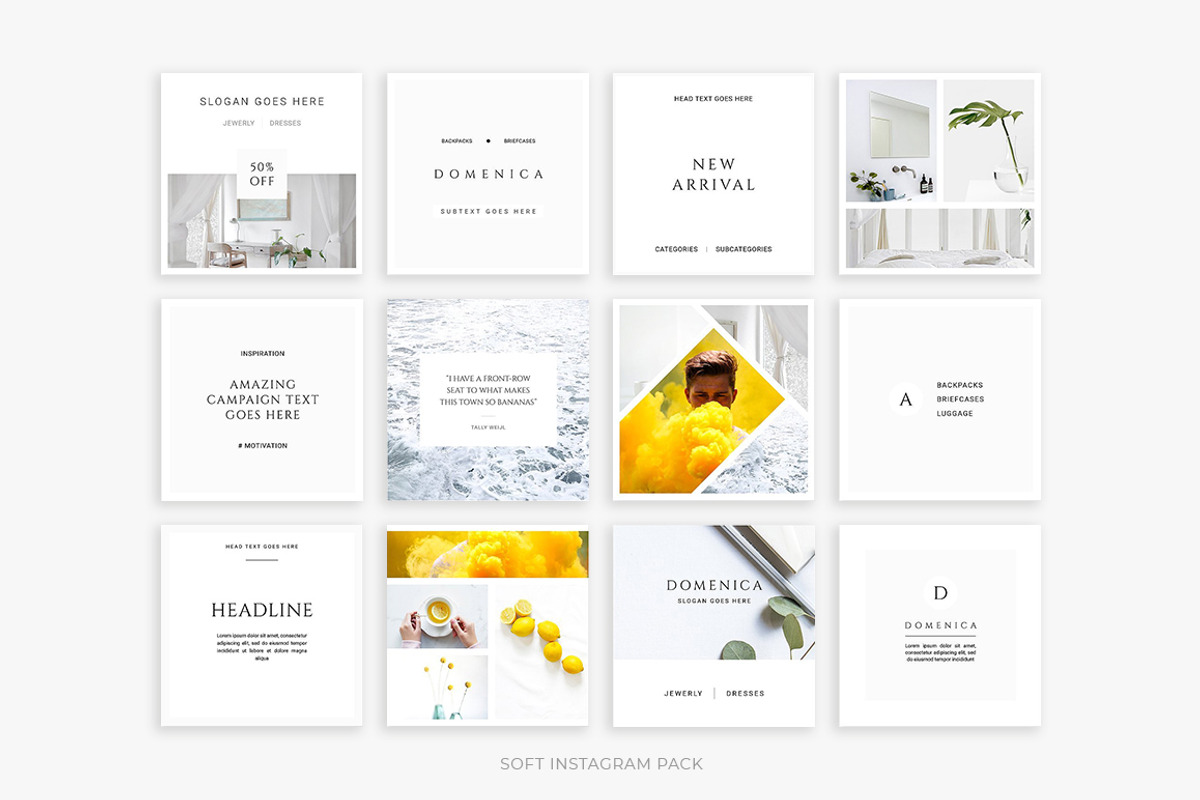 Clean Instagram Bundle, a Social Media Template by Swiss_cube (Photo 11 of 16)
