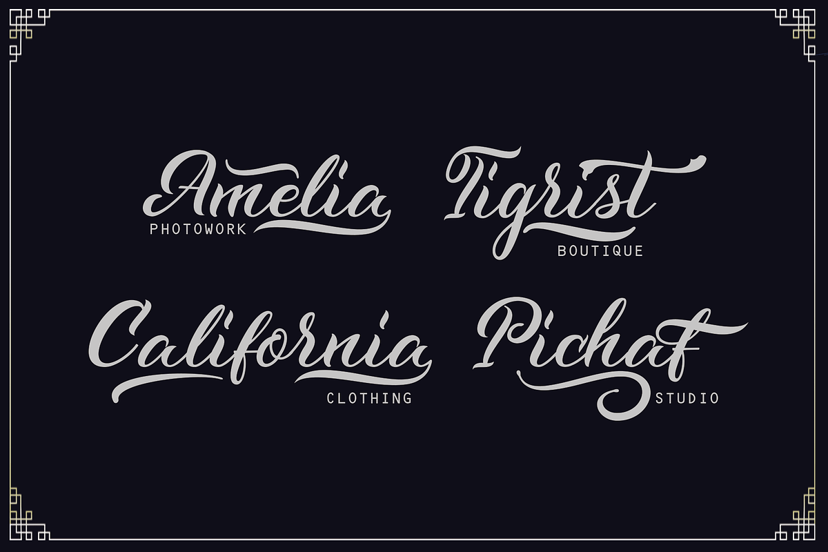 The Malagano, a Script Font by Deniz86 (Photo 8 of 12)