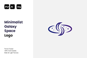 Minimalist Galaxy Space Logo, a Branding & Logo Template by Luxury Logos (Thumbnail 1 of 4)