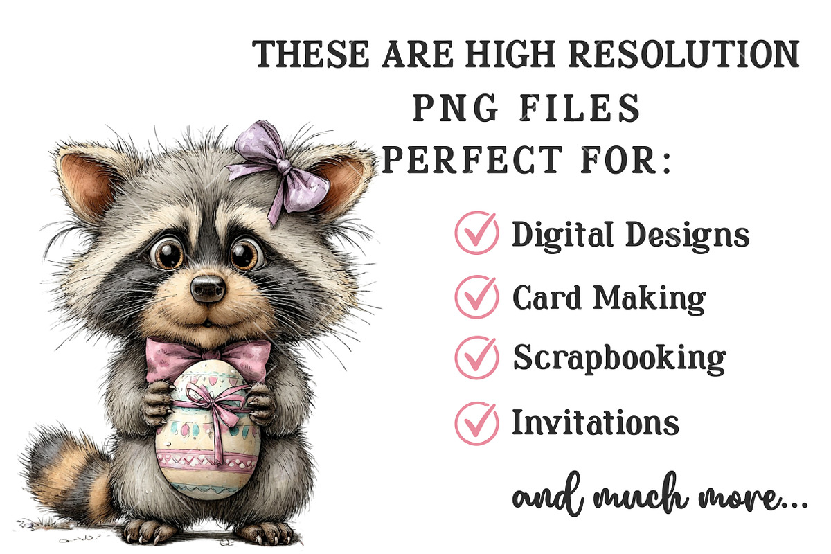 Whimsical Easter Animals Clipart, an Illustration by OK Design (Photo 4 of 6)