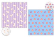 Pastel Spring Easter Bunny Pattern, a Pattern Graphic by CreativeChristiana (Thumbnail 7 of 8)