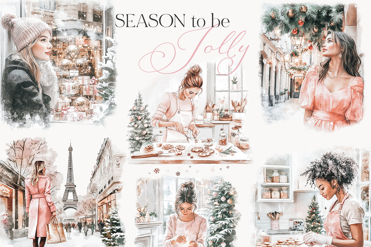 New! Winter Christmas Edition, a Seasonal Illustration by Isabelle Salem (Photo 111 of 227)