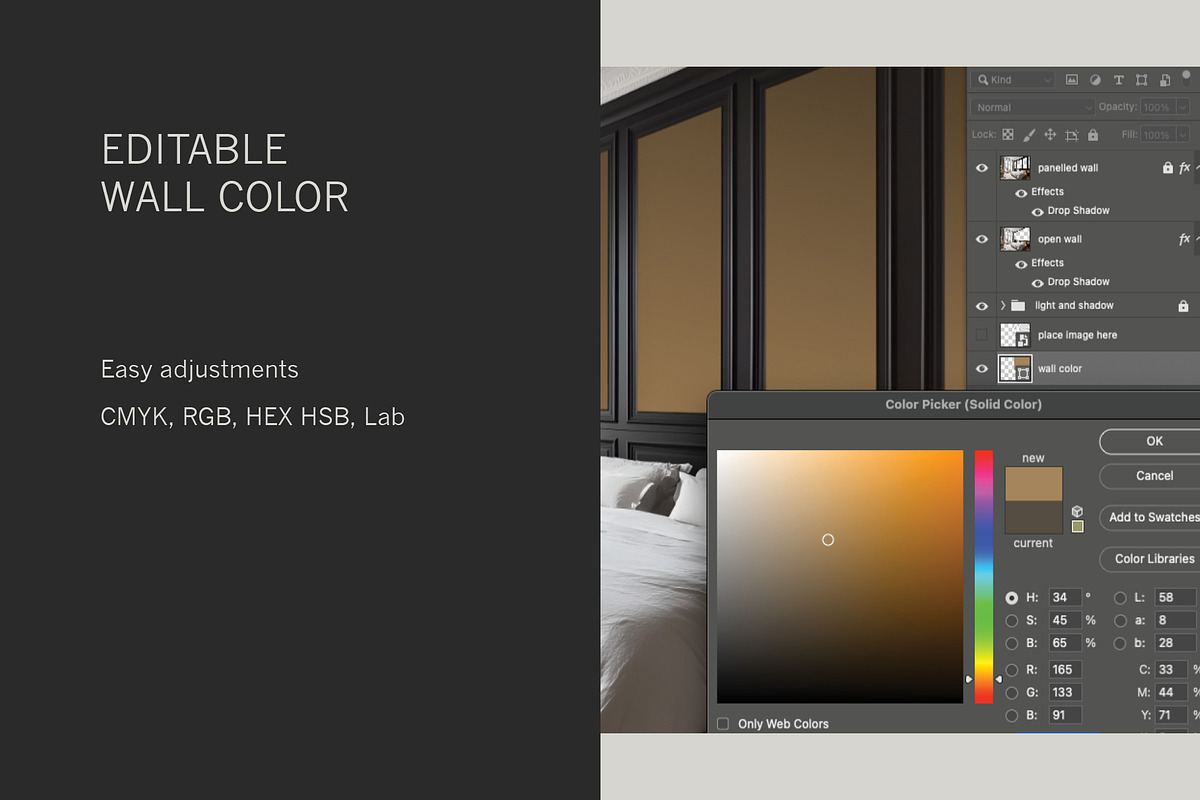 Paris Home | Bedroom No. 2 Mockup, a Household Mockup by Blixa 6 Studios (Photo 6 of 8)