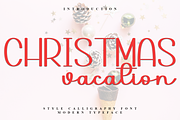CHRISTMAS vacation, a Handwritten Font by FreshTypeINK (Thumbnail 1 of 8)