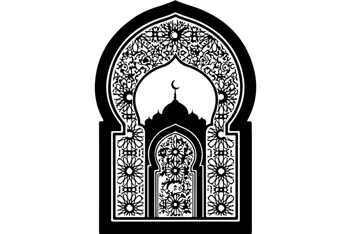 Minimal Islamic Arch Silhouette, an Object Graphic by Creativeshirt (Photo 15 of 17)