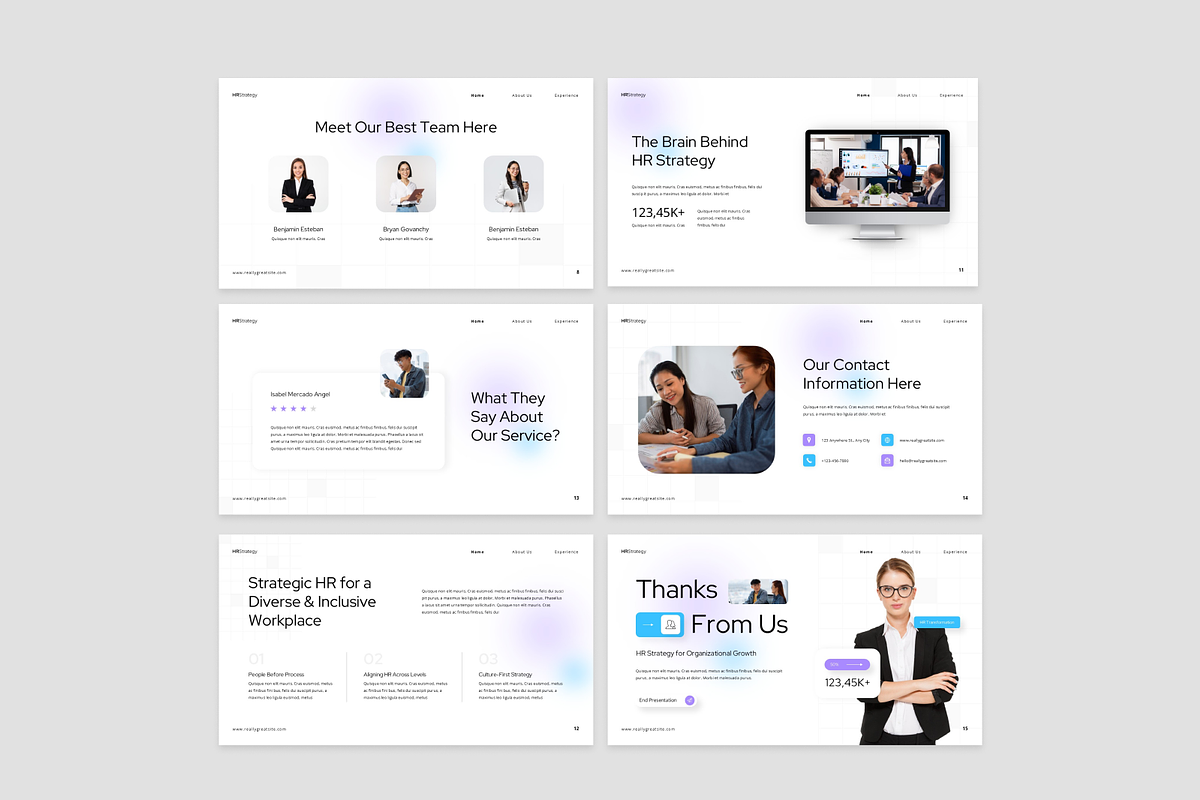 HR Strategy Presentation, a Presentation Template by Annora Studio (Photo 2 of 7)