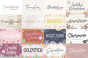 Monoline Font Bundle!