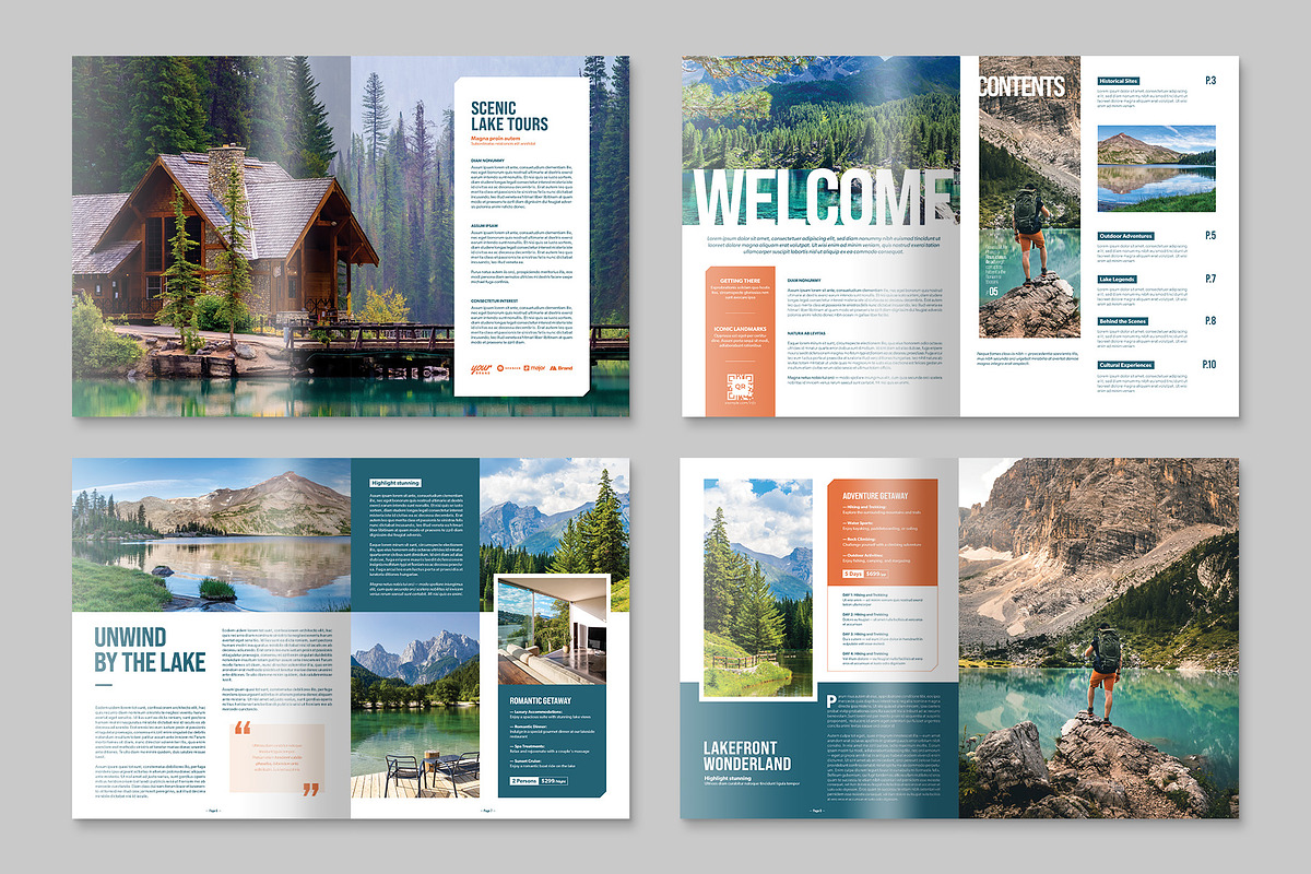 Travel Brochure Template, a Brochure Template by BrandPacks (Photo 3 of 6)