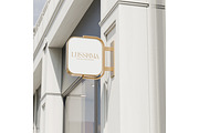 Sign & storefront logo mockup, an Advertising Mockup by Mockthethics. (Thumbnail 9 of 12)