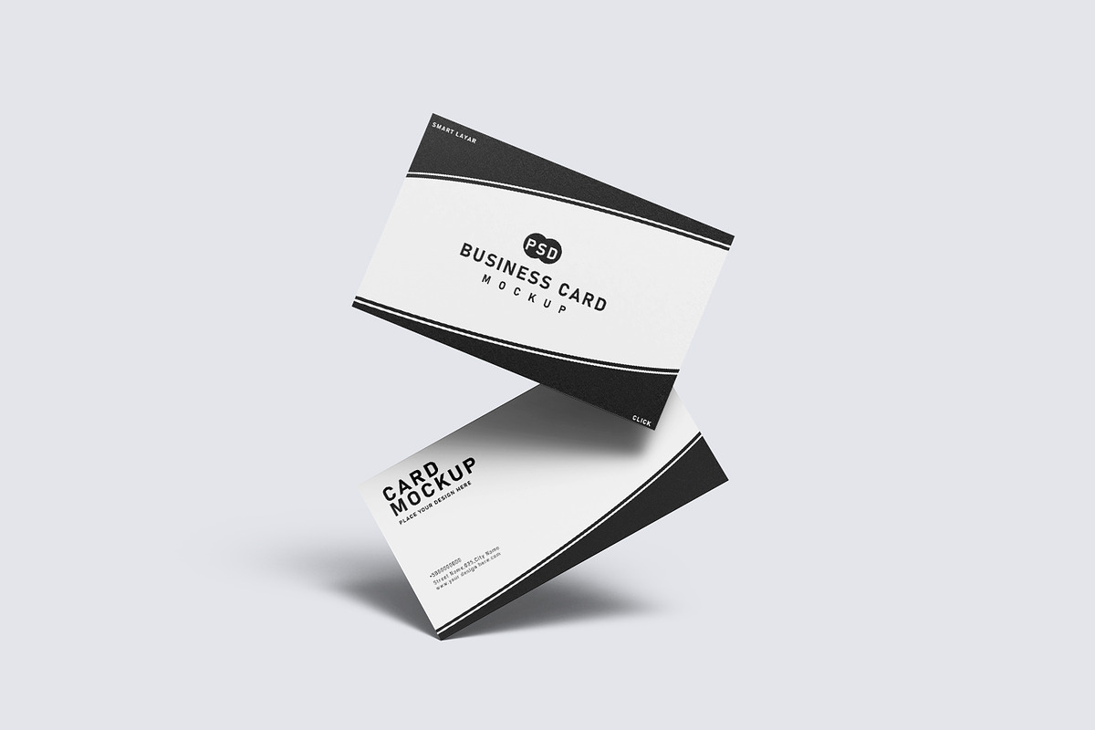 Business Card Mockup, an Advertising Mockup by pixelmock (Photo 12 of 13)
