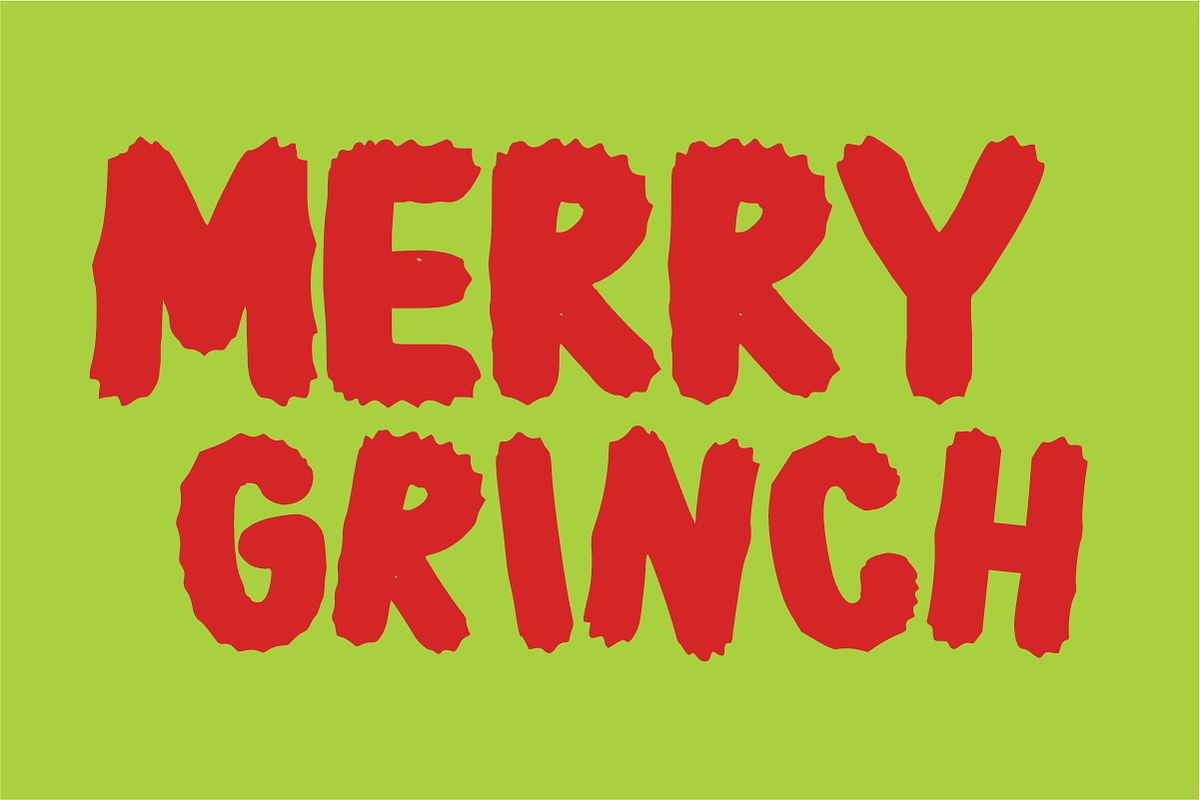 Baby Grinch - Playful Textured Font, a Sans Serif Font by KiddoGlyphs Studio (Photo 2 of 4)