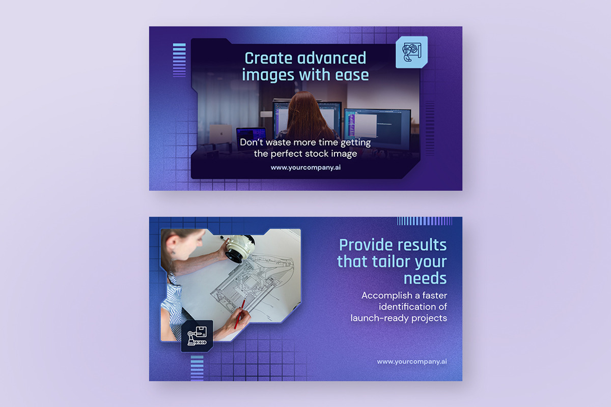 AI Facebook Post Templates, a Social Media Template by Brandify Studio