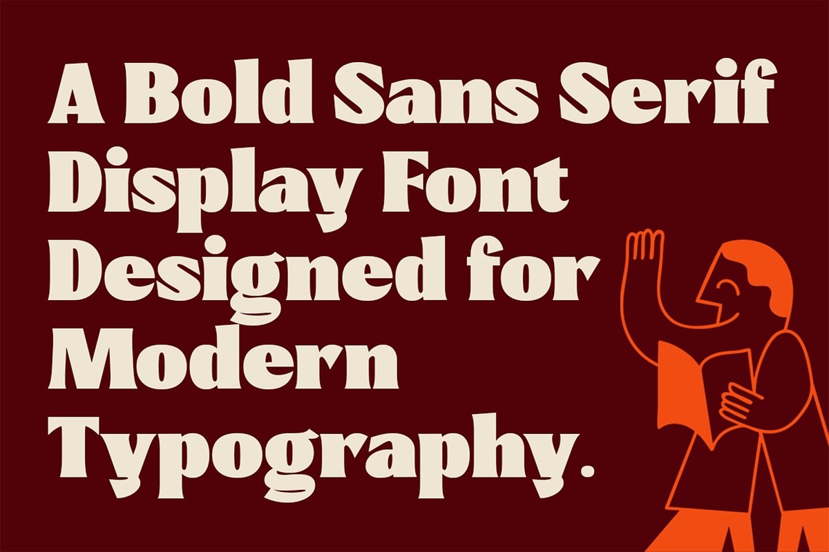Cilker – Bold Modern Display Font, a Sans Serif Font by Pekotype (Photo 2 of 15)