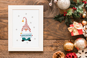 Christmas Gnomes and  Patterns, a Wallpaper Graphic by Nafanya (Thumbnail 2 of 12)
