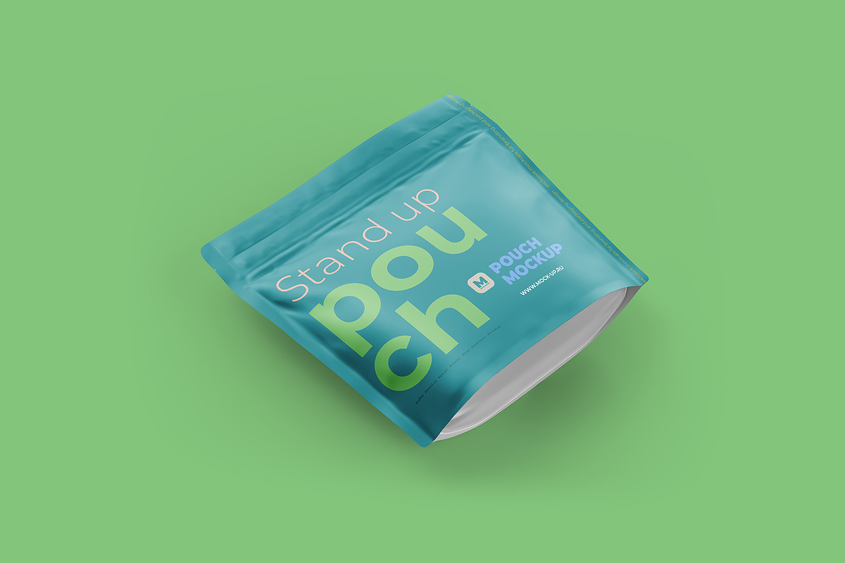 Stand-up Pouch Mockup (square), a Cups & Container Mockup by easymock (Photo 9 of 9)