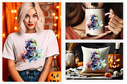 Halloween Spooky Zombie PNG Bundle, a Seasonal Illustration by Creative Arslan (Thumbnail 4 of 7)