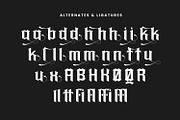 Instinct Hunter - Blackletter Font, a Blackletter Font by AQR Studio (Thumbnail 2 of 8)