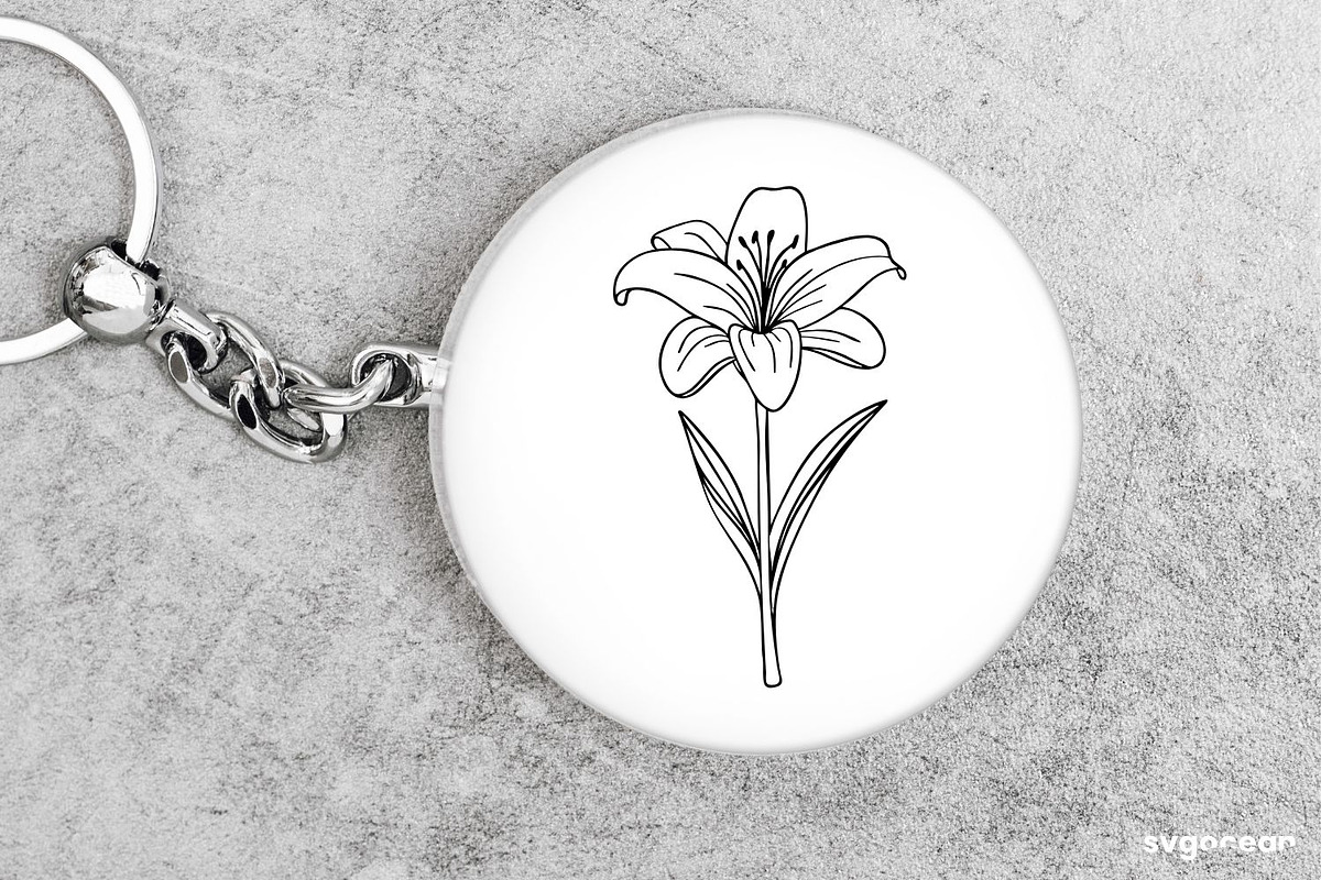 Flowers SVG Bundle, a Decorative Illustration by svgocean (Photo 4 of 11)