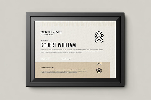 Modern Certificate Design preview 3