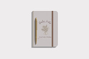 Minimal Notebook Mockup, a Print Template by zuhraabdullah (Thumbnail 5 of 7)