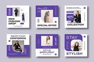 Fashion Social Media Template, a Social Media Template by MightyDesign