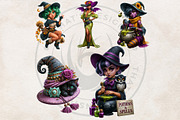 Funny Halloween Clipart PNG Set, a Seasonal Illustration by ThatsDesignArt (Thumbnail 11 of 16)