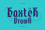 CS Baxter Drawn, a Blackletter Font by Craft Supply Co. (Thumbnail 1 of 8)