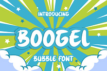 Boogel a Bubble Font