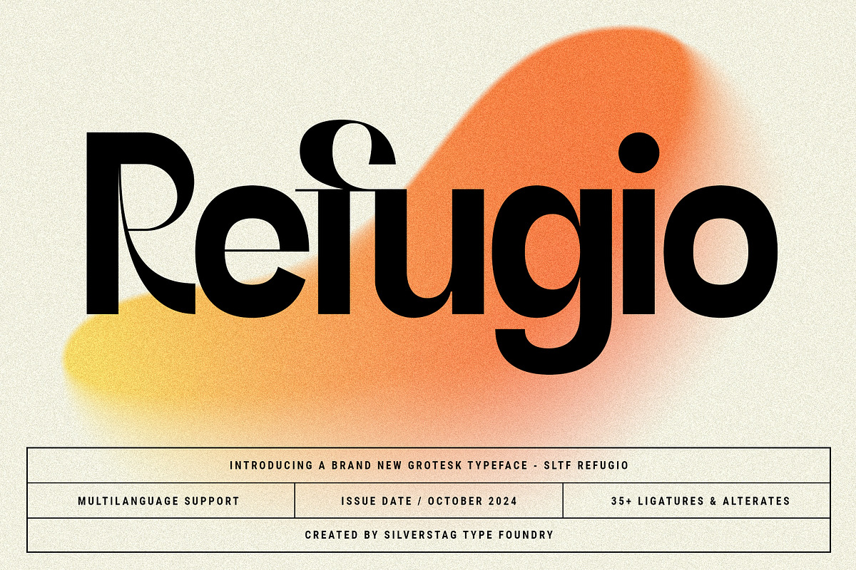 SLTF Refugio - Modern Grotesk Font, a Sans Serif Font by SilverStag Type Foundry (Photo 1 of 30)