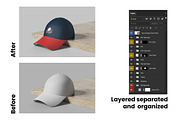 Clean Baseball Hat Mockup, a Merchandise Mockup by My Code Std (Thumbnail 6 of 6)